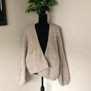 Balloon Sleeve Cardigan